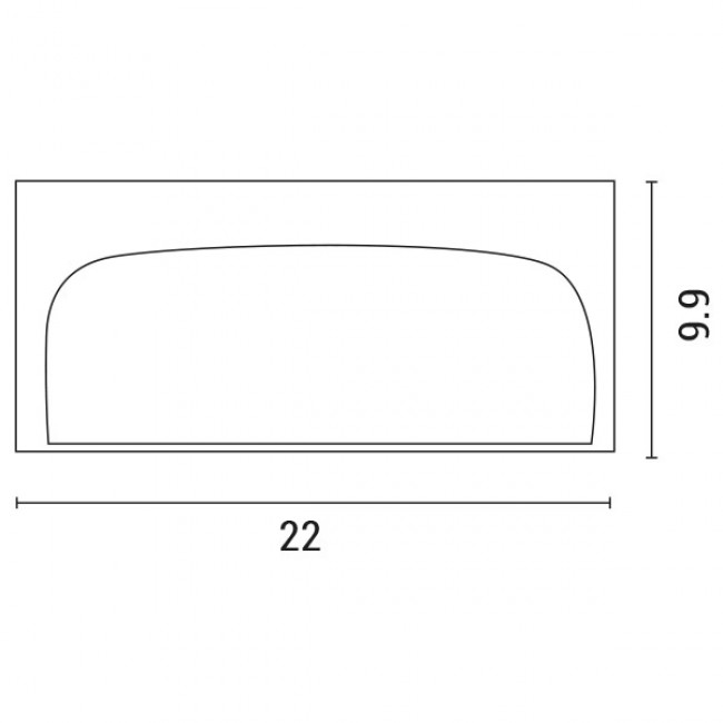 Απλίκα από αλουμίνιο/πλαστικό σε γκρι χρώμα LED/E27/10W/IP54 22x9.9x10
