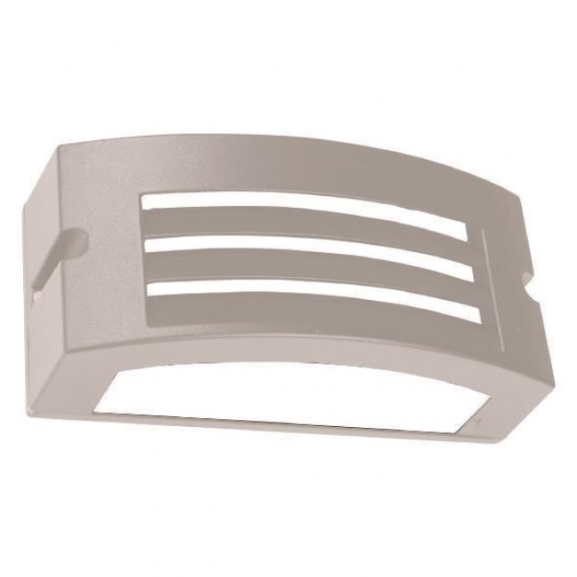 Απλίκα οβάλ από αλουμίνιο/πλαστικό σε λευκό χρώμα LED/E27/10W/IP54 22x9.9x10