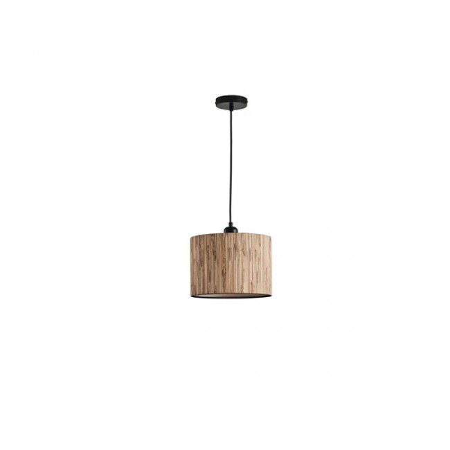 Φωτιστικό μονόφωτο "ΑRTE ILLUMINA AENON" από πάμπας σε χρώμα μπεζ Φ25X126