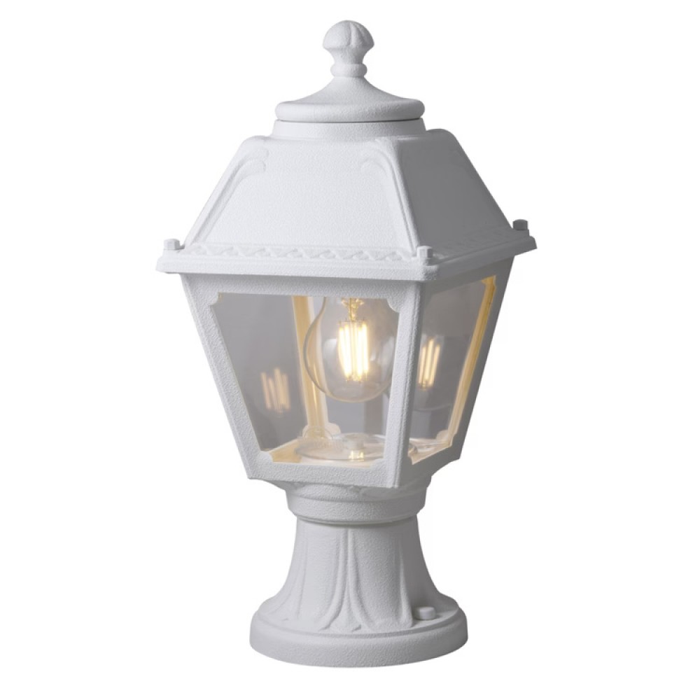 Kολωνάκι δαπέδου "FUMAGALLI MIKROLOT MARY" απο ρητίνη σε λευκό χρώμα E27/IP55 18x36.5