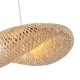 Φωτιστικό μονόφωτο "ARTE ILLUMINA LAGOON" από μπαμπού σε μπεζ χρώμα Φ62x143