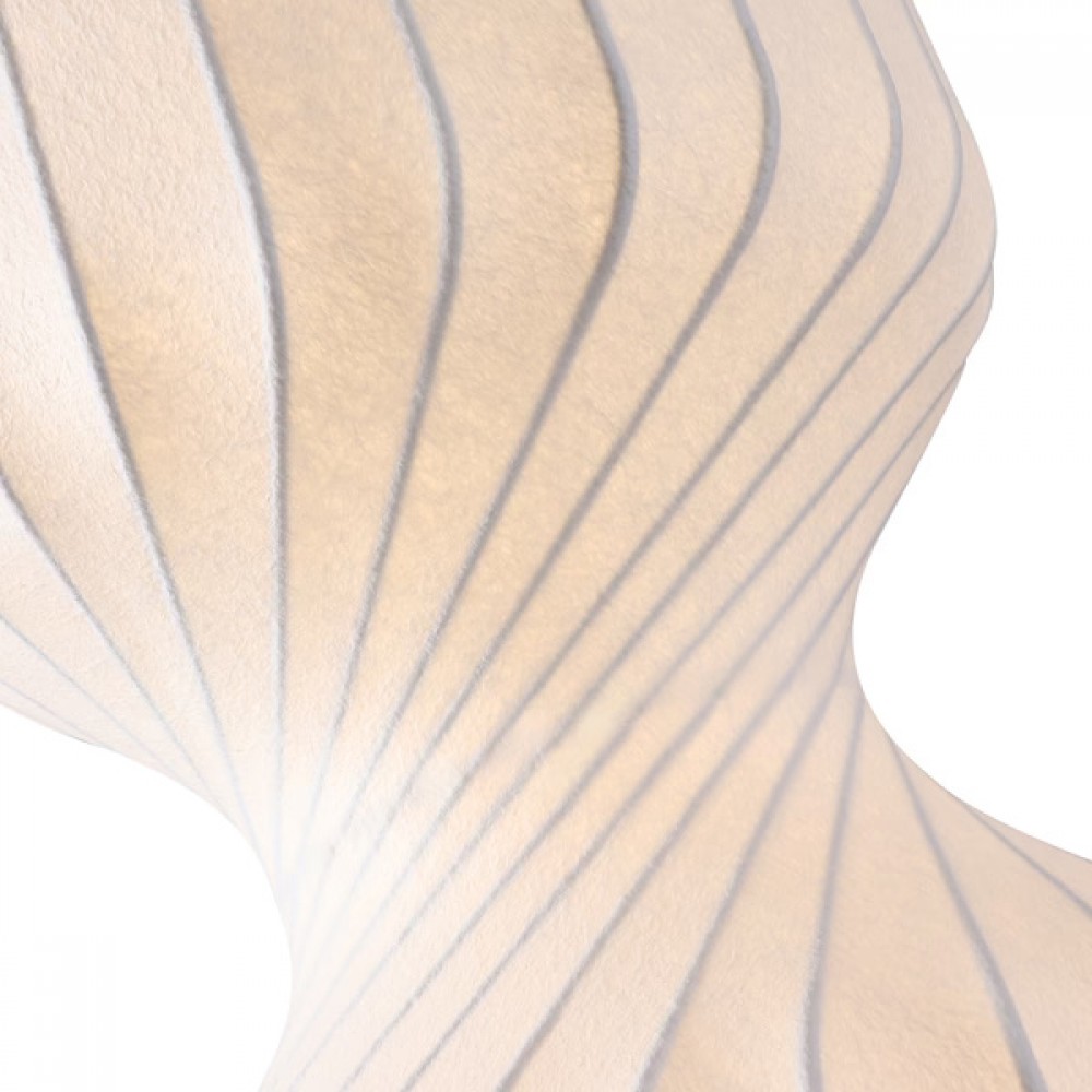 Φωτιστικό μονόφωτο "ARTE ILLUMINA NEONIS" από ύφασμα/μέταλλο σε λευκό χρώμα 25x200