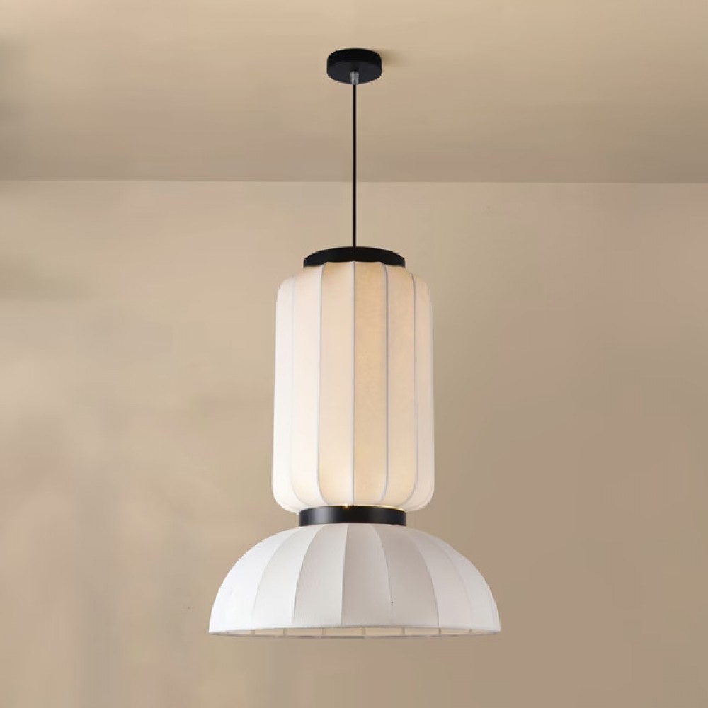 Φωτιστικό μονόφωτο "ARTE ILLUMINA LICHNOS" από μέταλλο σε λευκό χρώμα Φ46x68