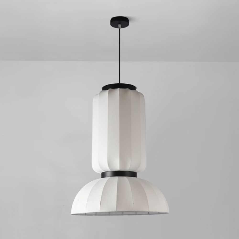 Φωτιστικό μονόφωτο "ARTE ILLUMINA LICHNOS" από μέταλλο σε λευκό χρώμα Φ46x68