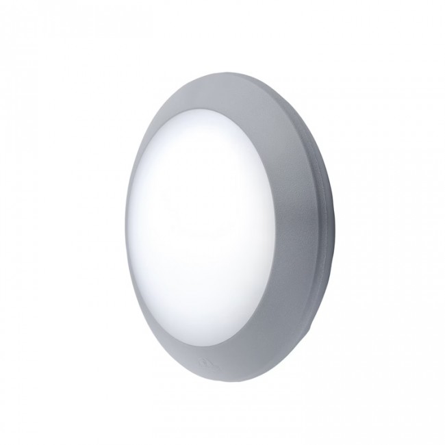 Απλίκα "FUMAGALLI BERTA" από ρητίνη σε γκρι χρώμα E27/IP66 Φ27,5x27.5