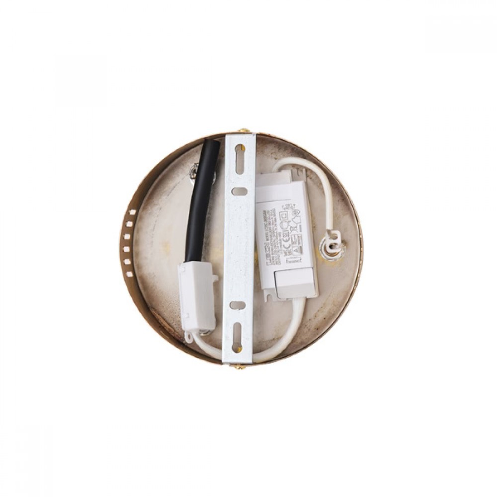 Φωτιστικό κρεμαστό "ARTE ILLUMINA SATURN" από αλουμίνιο σε χρυσό χρώμα Φ50x120