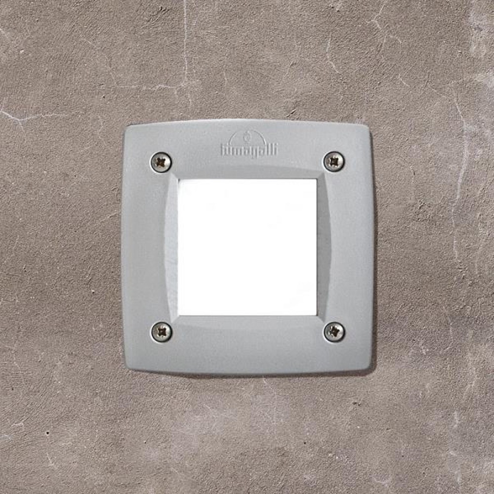 Απλίκα "FUMAGALLI LETI 100" από ρητίνη σε γκρι χρώμα GX53 LED 3W/CCT/IP66 8x9,6x11,5