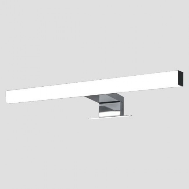 Φωτιστικό μπάνιου "ARTE ILLUMINA DIPLO" led από πλαστικό σε ασημί χρώμα 300x103x4