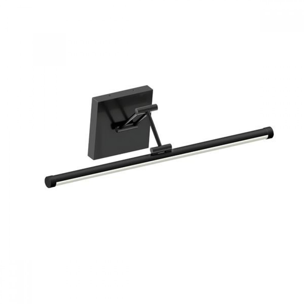 Φωτιστικό μπάνιου "ARTE ILLUMINA LANO" από μέταλλο/αλουμίνιο/πλαστικό σε μαύρο χρώμα 600x150