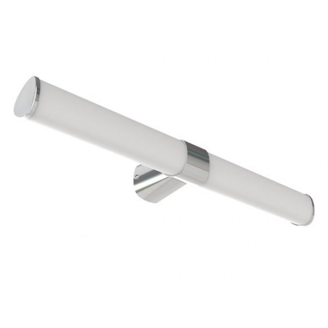 Απλίκα μπάνιου"ARTE ILLUMINA SALO" από πλαστικό σε ασημί χρώμα 600x128x68