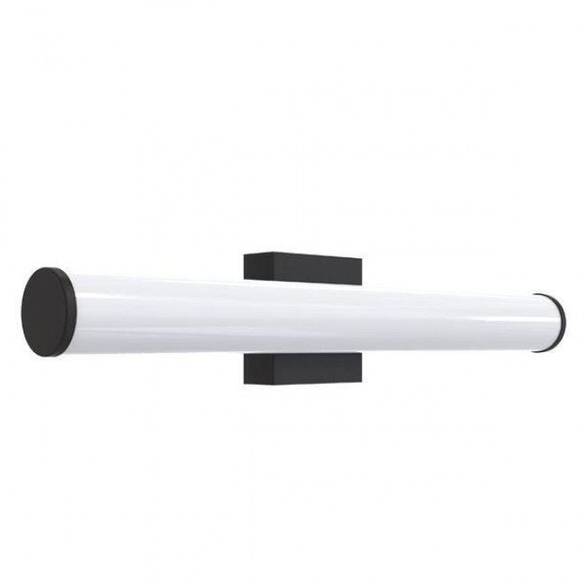 Απλίκα μπάνιου οβάλ "ARTE ILLUMINA PALΜ" από πλαστικό/μέταλλο σε μαύρο χρώμα 600x116x102