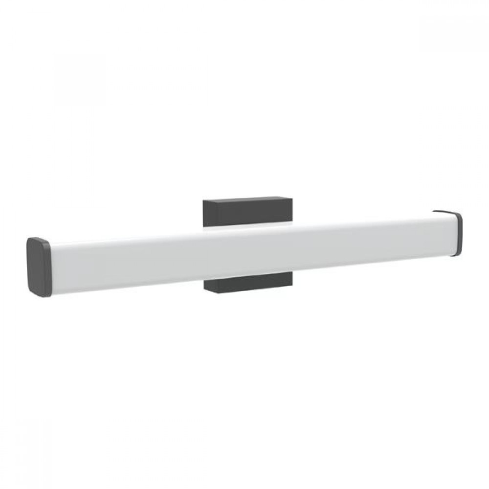 Απλίκα μπάνιου "ARTE ILLUMINA PALΜ" από μέταλλο/πλαστικό σε μαύρο χρώμα 600X102