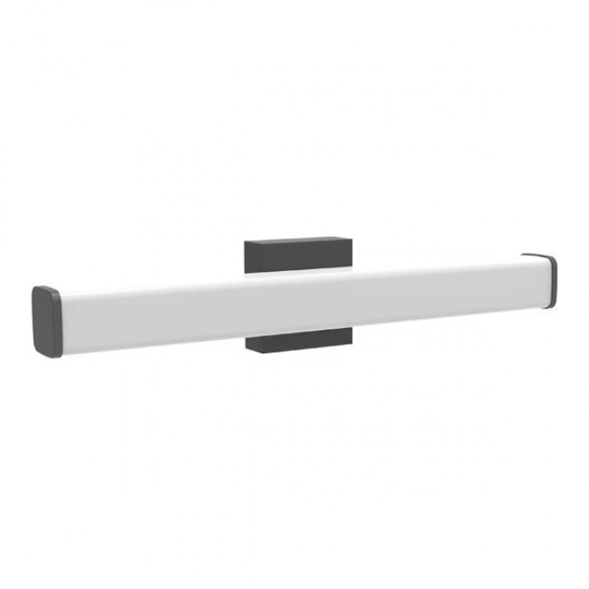 Απλίκα μπάνιου "ARTE ILLUMINA PALΜ" από μέταλλο/πλαστικό σε μαύρο χρώμα 600X102