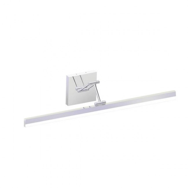 Φωτιστικό μπάνιου "ARTE ILLUMINA BAIN" από μέταλλο/αλουμίνιο/πλαστικό σε ασημί χρώμα 800X150