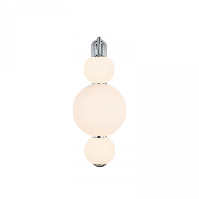 Απλίκα τοίχου led "ARTE ILLUMINA BLOSSOM" από αλουμίνιο/γυαλί σε λευκό χρώμα 185X240X450