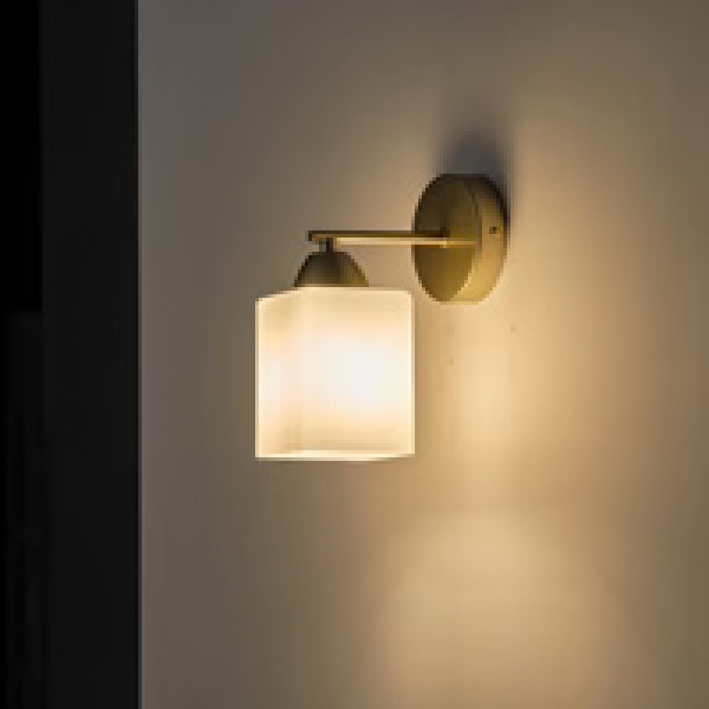 Απλίκα τοίχου "ARTE ILLUMINA MADISSON" από μέταλλο/γυαλί σε χρυσό χρώμα 180X100X210