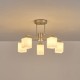 Φωτιστικό κρεμαστό 5φωτο"ARTE ILLUMINA MADISSON" από μέταλλο/γυαλί σε χρυσό χρώμα Φ590X380