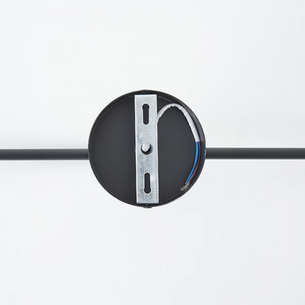 Απλίκα τοίχου "ARTE ILLUMINA STAGONA" από μέταλλο/γυαλί σε μαύρο/γκρι χρώμα 100x165x800