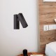Απλίκα τοίχου εσωτερική "ARTE ILLUMINA" led από αλουμίνιο σε μαύρο χρώμα 120x35x60