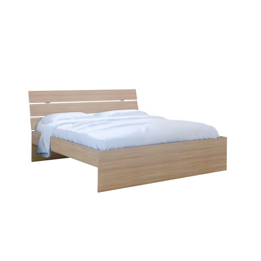 Κρεβάτι "ΝΟΤΑ" διπλό σε χρώμα δρυς 150x200