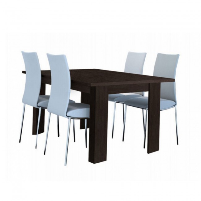 Τραπέζι "ΦΑΙΗ" ανοιγόμενο σε χρώμα βέγγε 120+40x72x78