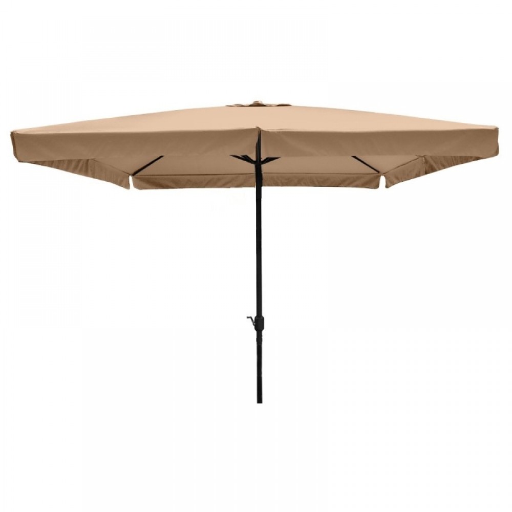 Ομπρέλα κήπου από ύφασμα στο χρώμα της άμμου 200x300