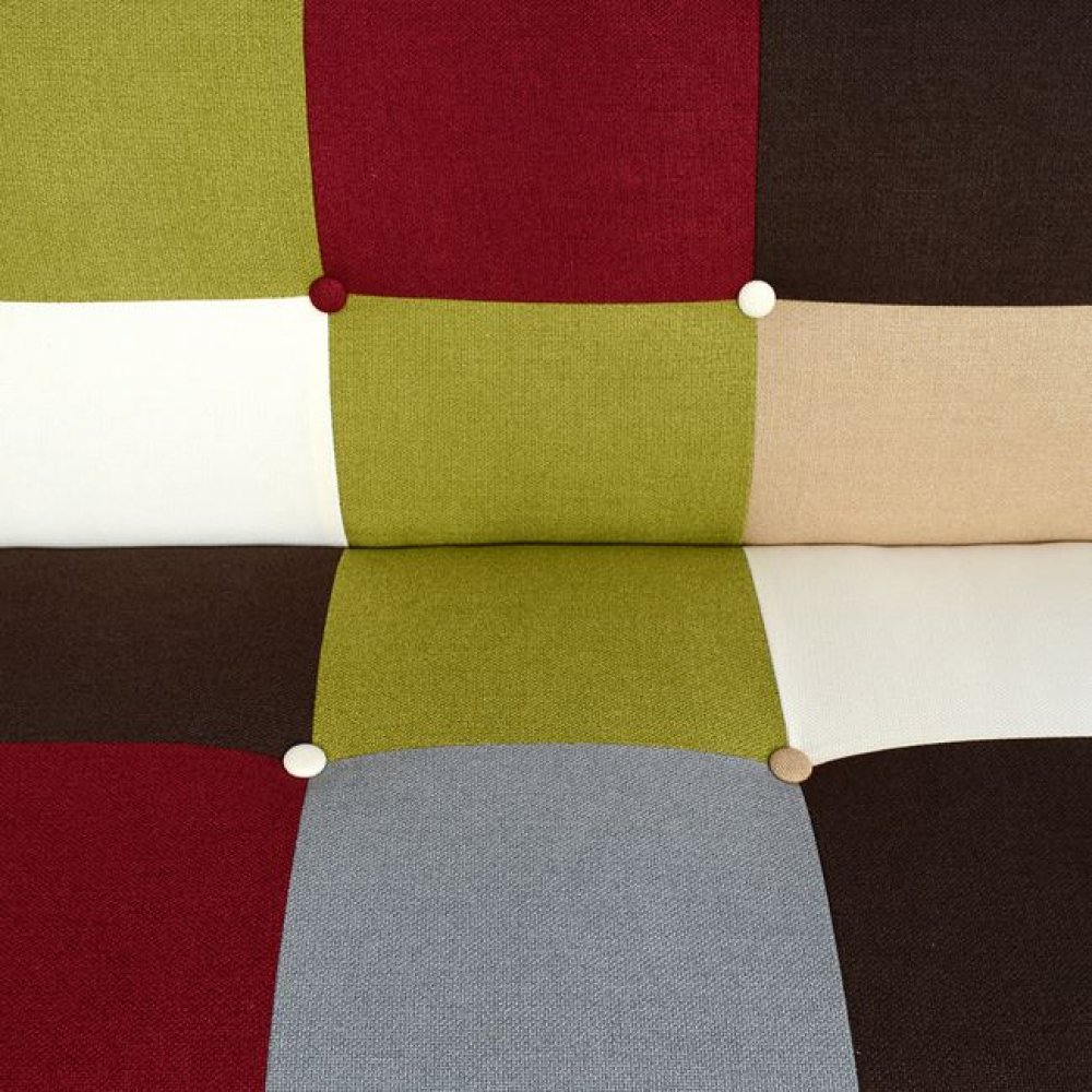 Καναπές-κρεβάτι "LEONARD" υφασμάτονος πολύχρωμος 187x80x74