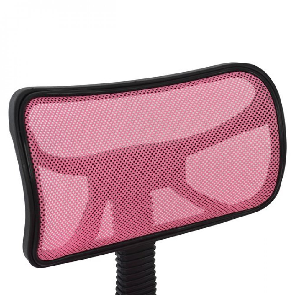 Καρέκλα εργασίας "AKHILA" από ύφασμα σε χρώμα ροζ 40,5x50,5x91,5