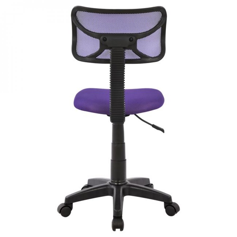 Πολυθρόνα εργασίας "AKHILA" από ύφασμα mesh/μέταλλο σε χρώμα μωβ/μαύρο 40,5x50,5x91,5