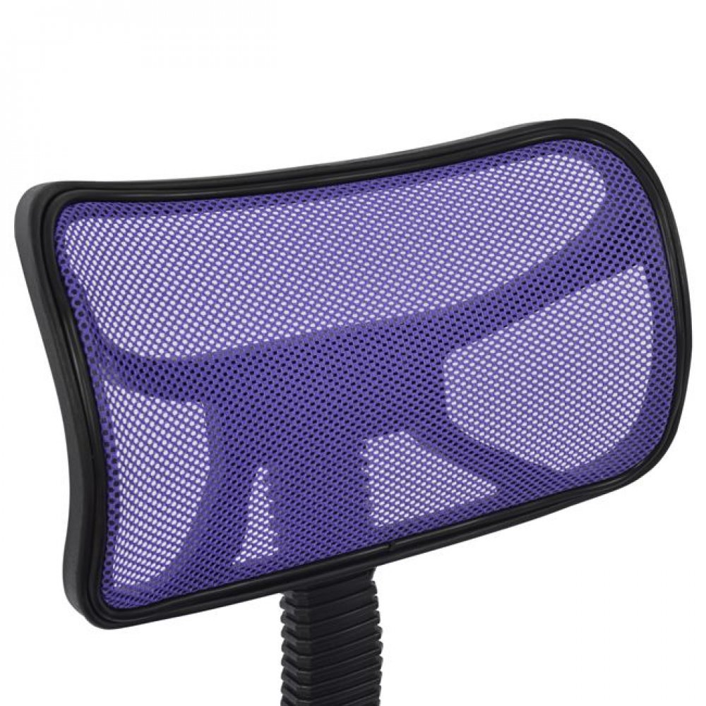 Πολυθρόνα εργασίας "AKHILA" από ύφασμα mesh/μέταλλο σε χρώμα μωβ/μαύρο 40,5x50,5x91,5