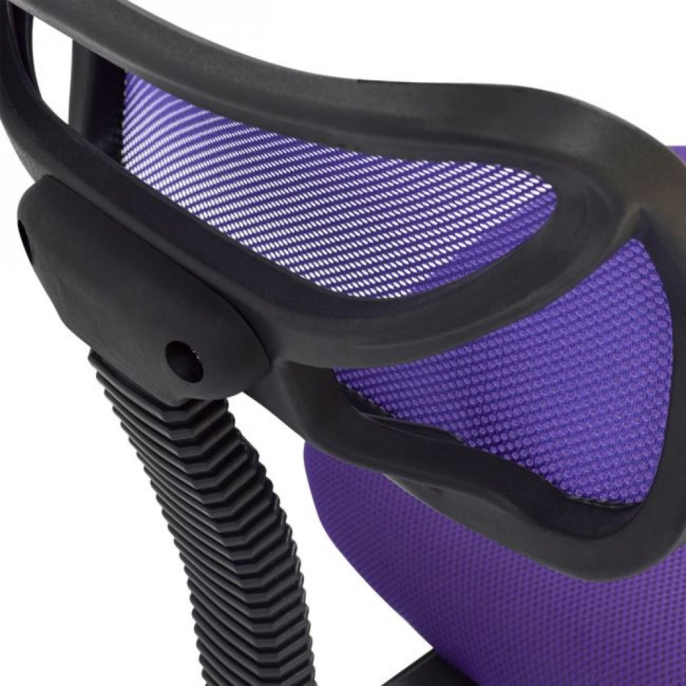 Πολυθρόνα εργασίας "AKHILA" από ύφασμα mesh/μέταλλο σε χρώμα μωβ/μαύρο 40,5x50,5x91,5