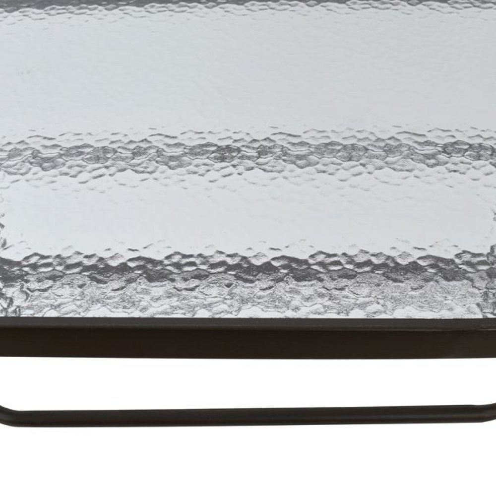 Τραπέζι εξωτερικού χώρου " BRAVO" από μέταλλο σε καφέ χρώμα 120x70x72