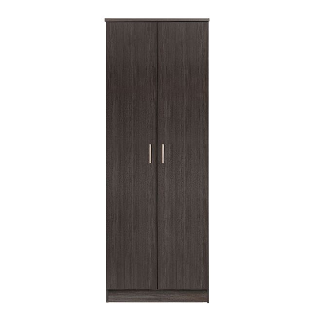 Ντουλάπα δίφυλλη σε χρώμα zebrano 60x42x180