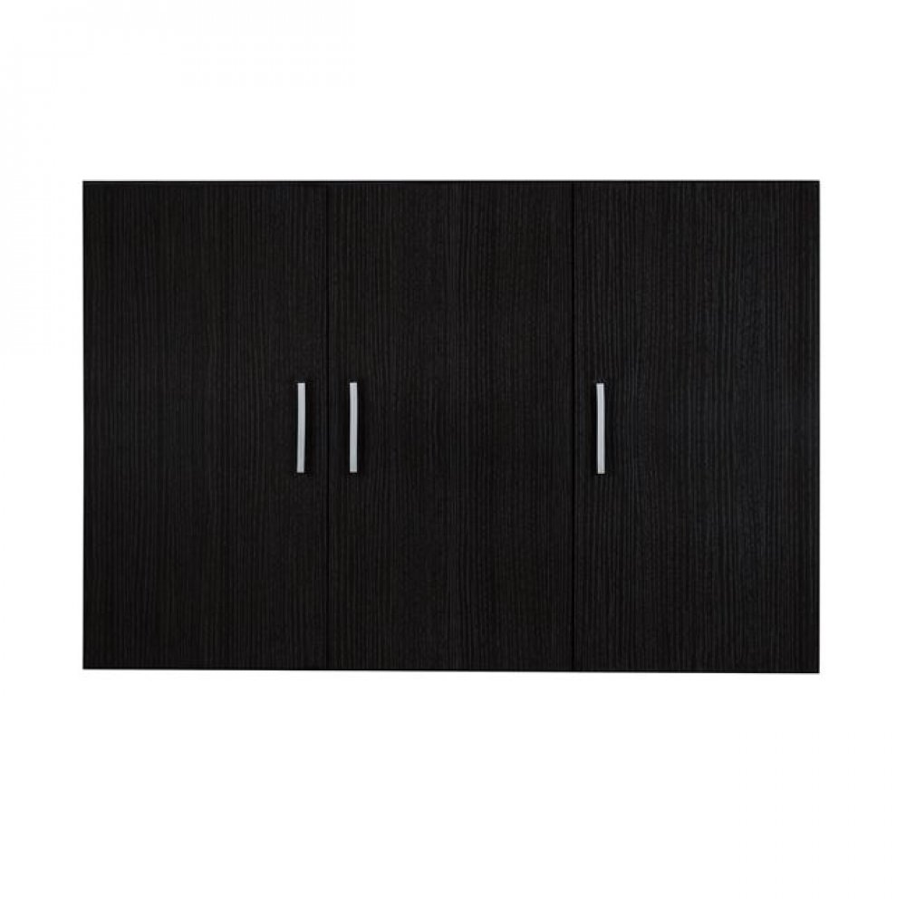 Πατάρι ντουλάπας τρίφυλλο σε zebrano χρώμα 90x42x60