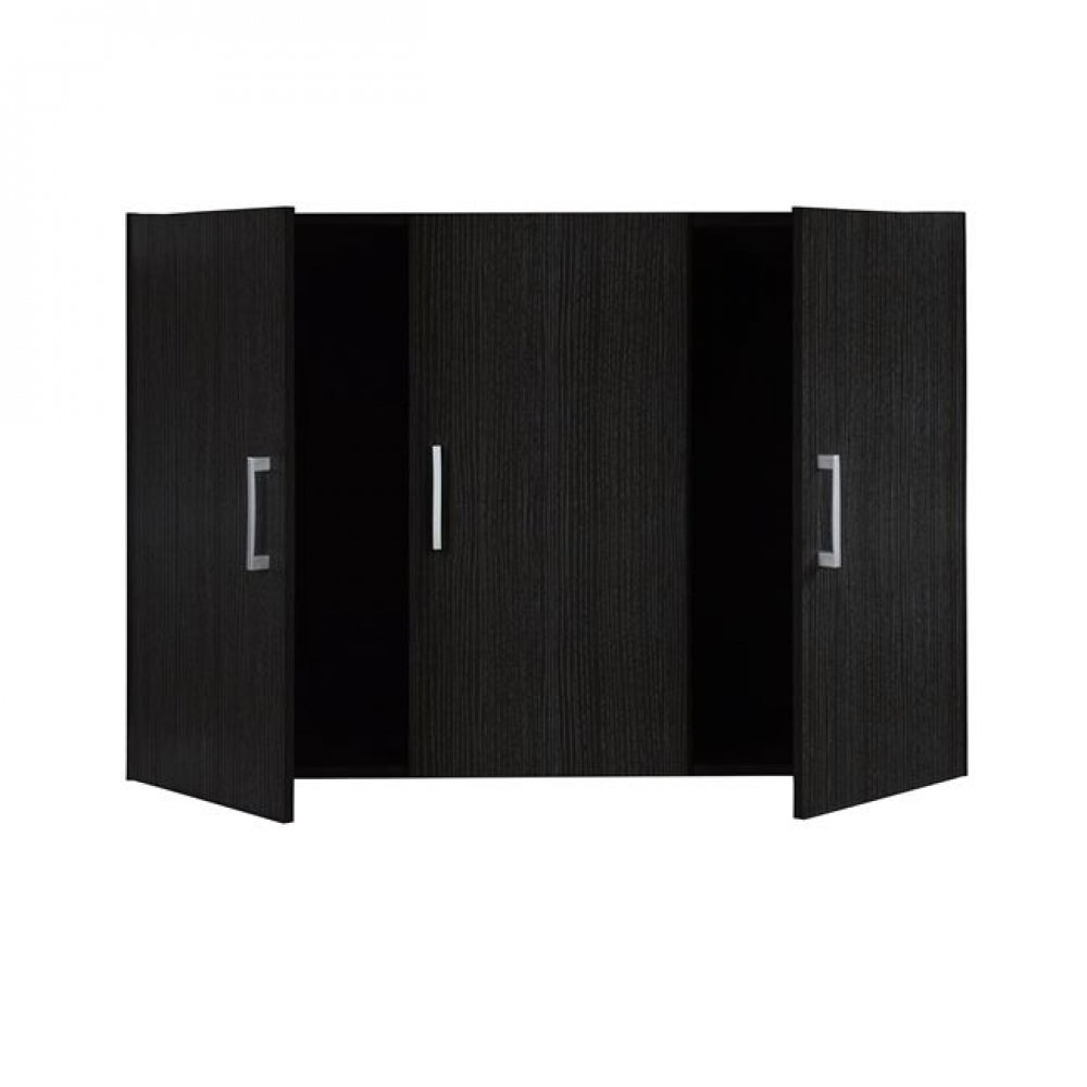 Πατάρι ντουλάπας τρίφυλλο σε zebrano χρώμα 90x42x60