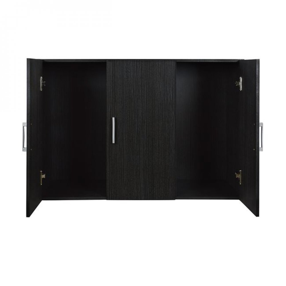 Πατάρι ντουλάπας τρίφυλλο σε zebrano χρώμα 90x42x60