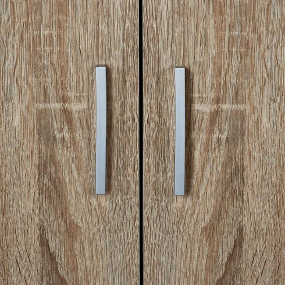 Πατάρι ντουλάπας τρίφυλλο σε σονόμα χρώμα 90x42x60