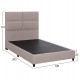 Κρεβάτι "MILO" ημίδιπλο απο ύφασμα σε χρώμα μπεζ 120x200