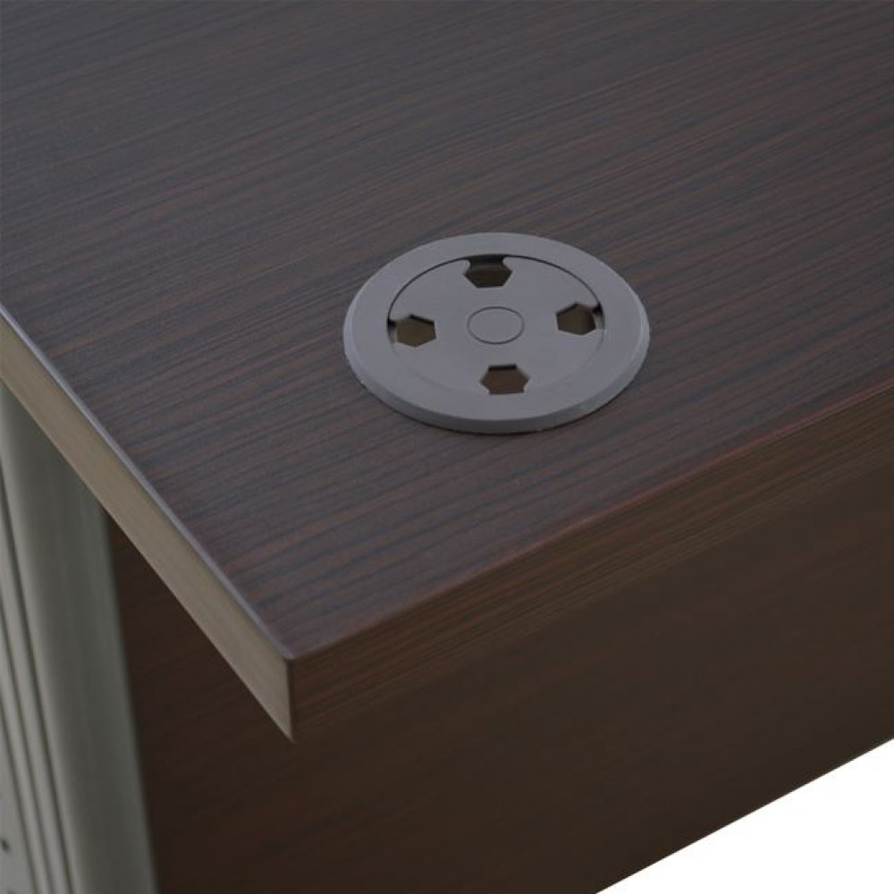 Γραφείο επαγγελματικό σε χρώμα γκρι-βέγγε 120x72x75