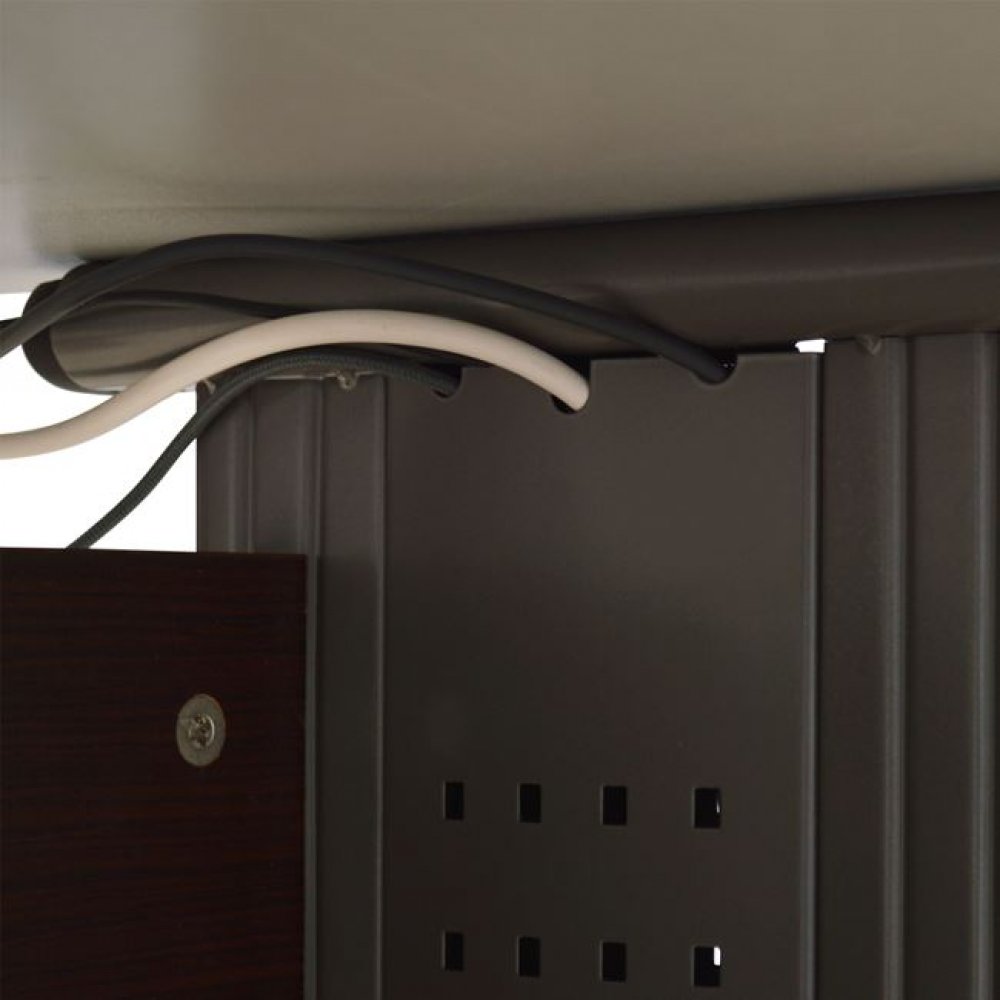 Γραφείο επαγγελματικό σε χρώμα γκρι-βέγγε 120x72x75