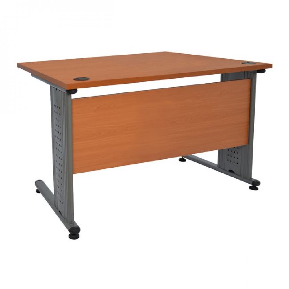 Γραφείο επαγγελματικό σε χρώμα οξιά-κερασί 120x72x75