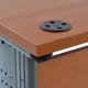 Γραφείο επαγγελματικό σε χρώμα οξιά-κερασί 120x72x75