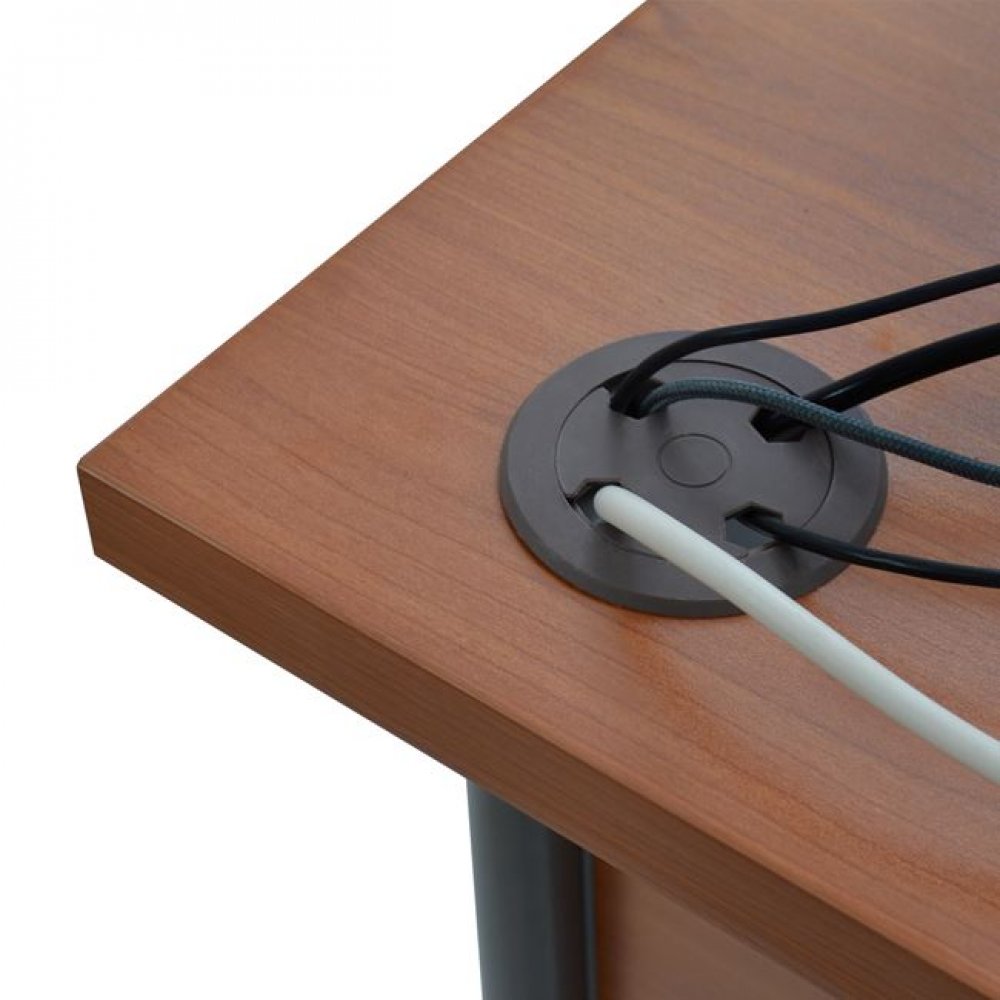 Γραφείο επαγγελματικό σε χρώμα οξιά-κερασί 120x72x75