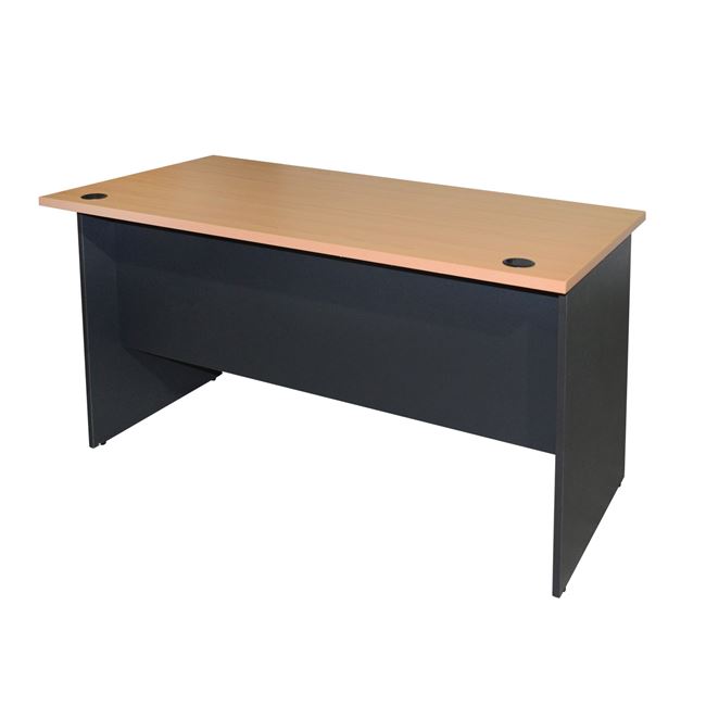 Γραφείο επαγγελματικό σε χρώμα γκρι-οξιά 120x70x75