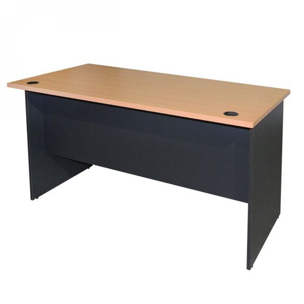 Γραφείο επαγγελματικό σε χρώμα γκρι-οξιά 150x70x74