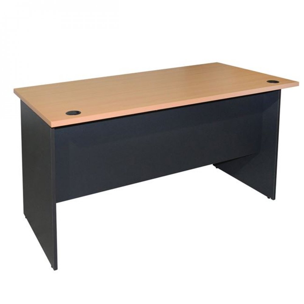 Γραφείο επαγγελματικό σε χρώμα γκρι-οξιά 150x70x74