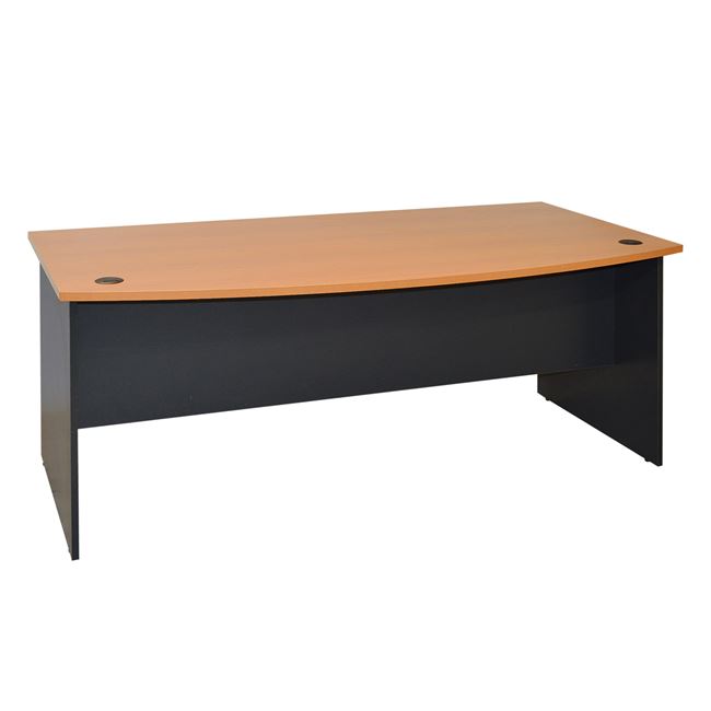 Γραφείο επαγγελματικό σε χρώμα γκρι-οξιά 180x93,5x74,6