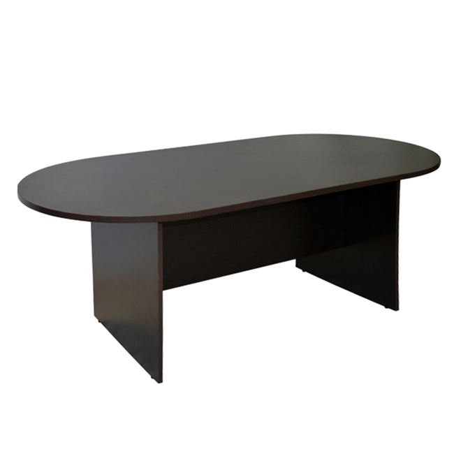 Τραπέζι συνεδρίου οβάλ σε χρώμα βέγγε 200x100x75