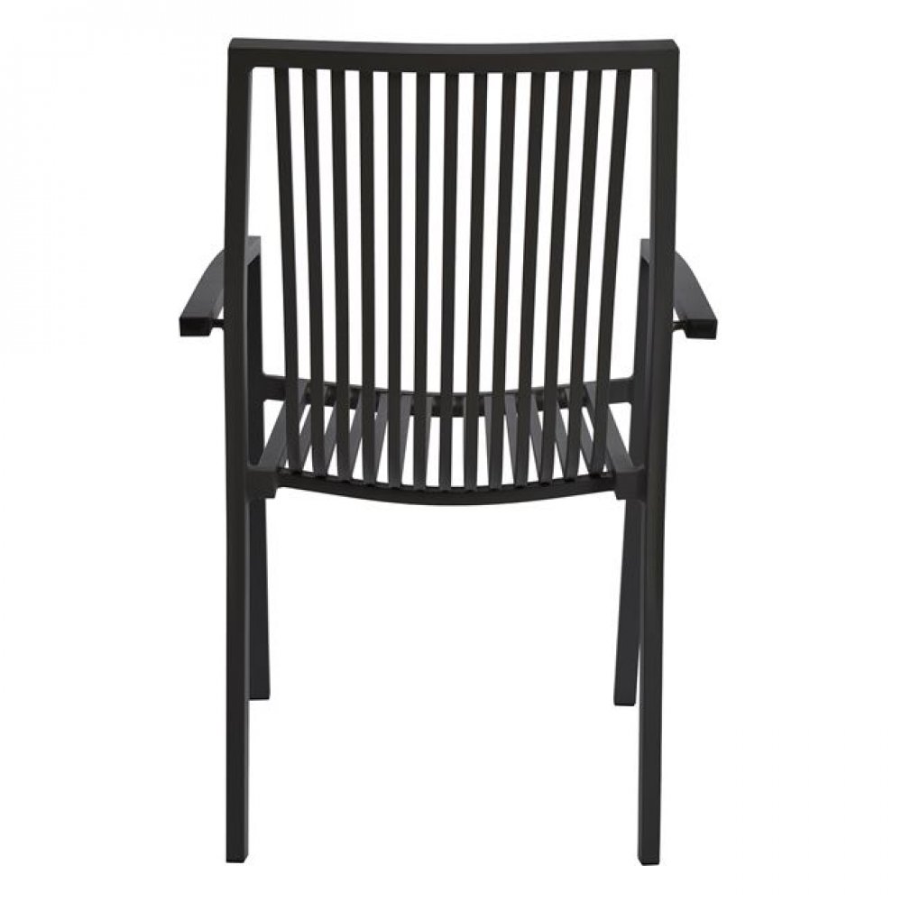 Πολυθρόνα αλουμίνιου σε γκρι χρώμα 54,2x59x83,5