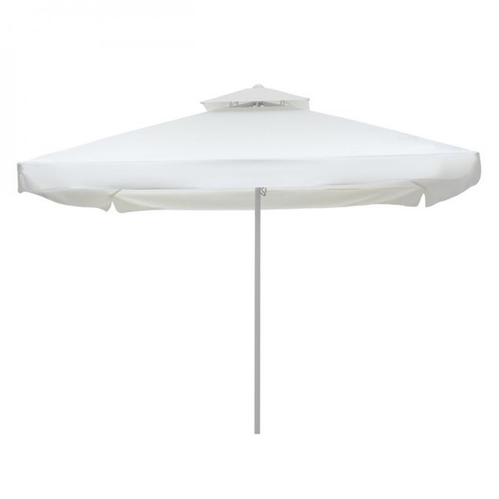 Ομπρέλα επαγγελματική "ALU" από αλουμίνιο/ύφασμα σε εκρού χρώμα 400x400